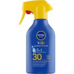 Nivea Sun Kids Protect & Care SPF30 5v1 spray na opalování 270 ml – Hledejceny.cz