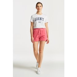 Gant TEPLÁKOVÉ šortky RELAXED SUNFADED SHORTS růžová