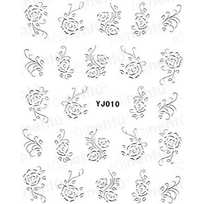 Samolepky na nehty stříbrné 010 – Zbozi.Blesk.cz