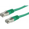 síťový kabel Value 21.99.1383 S/FTP patch, kat. 6, 10m, zelený