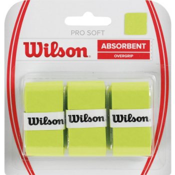 Wilson Pro Soft overgrip 3ks zelená