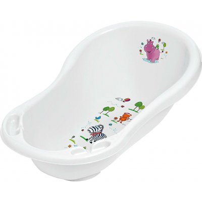 Keeeper dětská vanička 84cm Hippo s výpustí bílá – Zboží Dáma