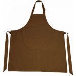 Printwear Bavlněná pracovní zástěra s nastavitelným výstřihem Hnědá NT5220 – Zboží Dáma