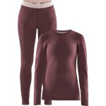 Craft Merino 180 W set funkčního oblečení fialová – Zboží Dáma