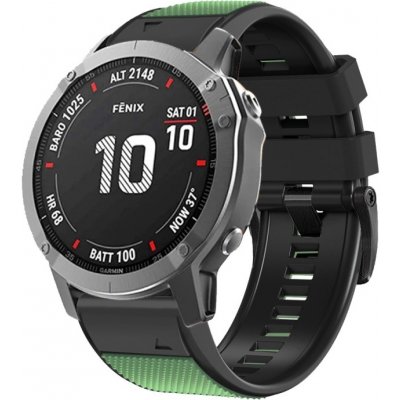 PROTEMIO 63120 ROUGH Řemínek pro Garmin Fenix 7 Pro / 7 Pro Solar / 7 Pro Sapphire černý-zelený – Hledejceny.cz