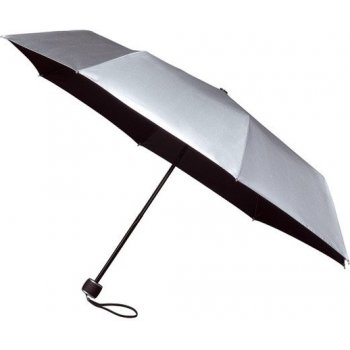 Skládací deštník Fashion stříbro-černý