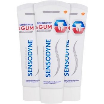 Sensodyne Sensitivity&Gum zubní pasta 3 x 75 ml