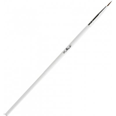 MollyLac Zdobiaci štetec na nechty Biely veľkosť 00 8mm – Sleviste.cz