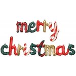 PartyDeco PartyDeco Fóliový balónkový nápis - Merry Christmas 143 x 25 cm – Hledejceny.cz