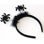 Čelenka černá, Fashion Jewerly - Třpytivý Pavouk, Kostým, Masopust, Oslava života 3750 – Sleviste.cz