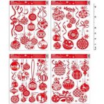 Okenní fólie vánoce glitr VA013 30x42cm – Hledejceny.cz