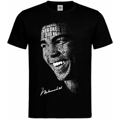 tričko Muhammad Ali Černá – Zboží Dáma
