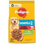 Pedigree adult plnohodnotné hovězí a zelenina 12 kg – Hledejceny.cz
