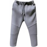 Tommy's design zimní manšestrové kalhoty s fleecem šedé – Zboží Dáma