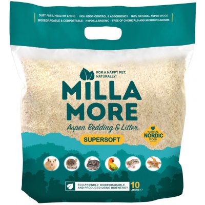 MillaMore Podestýlka hlod. štěpky osika Supersoft 10 l – Hledejceny.cz