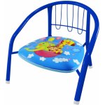 Jenifer Child 100 Blue židle s pískající podsedákem kovová 36x36x36cm modrá – Zboží Dáma