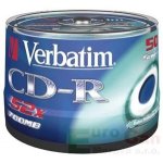 Verbatim CD-R 700MB 52x, printable, 50ks (43309) – Zboží Živě