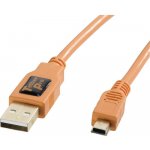 Tether Tools CU5451 USB A - mini USB B, 4,6m, oranžový – Hledejceny.cz