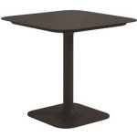 Gloster Hliníkový bistro stůl Curve, čtvercový 80x80x73 cm, rám a deska hliník meteor – Hledejceny.cz