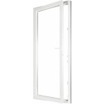 ALUPLAST Plastové jednokřídlové balkonové dveře Levé Trojsklo bílá 90 x 210 cm – Hledejceny.cz