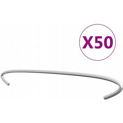 HÁKY PRO GABIONY 50 KS, POZINKOVANÁ OCEL, 50 CM – Hledejceny.cz