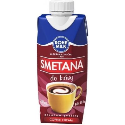 Bohemilk Smetana do kávy 10% 330 ml – Zboží Dáma