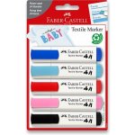 Faber-Castell Popisovače na textil 5 ks 159530 – Zboží Mobilmania