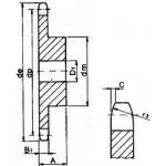 Kolo řetězové jednořadé 3/4x7/16" z32 – Zboží Mobilmania