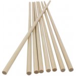 Main Papel S.L. Tyčky dřevěné přírodní kulaté průměr 6mm (8ks) – Zboží Dáma