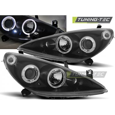 Tuning-Tec Přední čirá světla Peugeot 307 (2001 - 2005) - černé - Angel Eyes – Hledejceny.cz