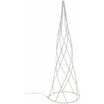 Stříbrná vánoční LED dekorace ve tvaru vánočního stromku Kave Home Shirly – Zboží Dáma