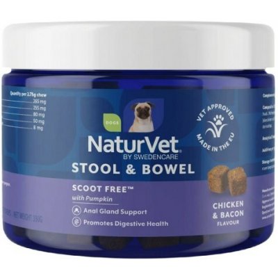 NaturVet Stool & Bowel Scoot Free 120 ks – Hledejceny.cz