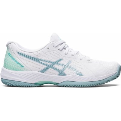 Asics Solution Swift FF W Clay - white/smoke blue – Zboží Mobilmania