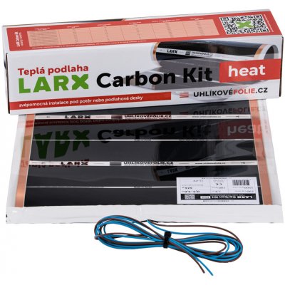 LARX Carbon Kit heat 144 W, topná fólie pro svépomocnou instalaci, délka 1,6 m, šířka 0,5 m – Zbozi.Blesk.cz