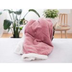 MKLuzkoviny.cz Beránková deka mikroplyš Laura starorůžová 220x200 – Zboží Mobilmania