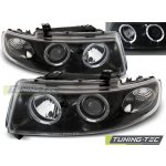 Tuning-Tec Přední čirá světla Seat Leon I (1999 - 2004) - černé - Angel Eyes – Hledejceny.cz