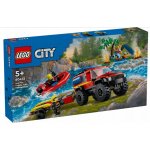 LEGO® City 60412 Hasičský vůz 4x4 a záchranný člun – Zboží Dáma