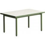Kave Home Bílo-zelený zahradní odkládací stolek Maurina 50 x 80 cm – Hledejceny.cz