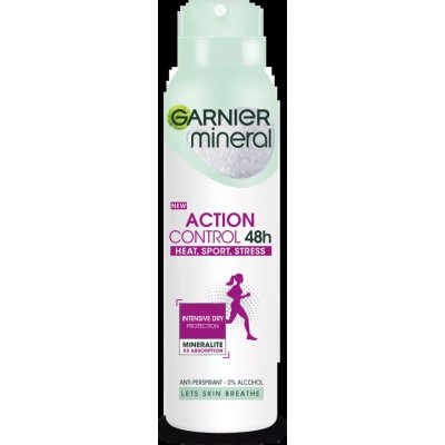 Garnier Mineral Action Control 48h antiperspirant deodorant sprej pro ženy 150 ml – Zbozi.Blesk.cz