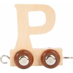 Small Foot Dřevěný vagónek abeceda písmeno P – Sleviste.cz