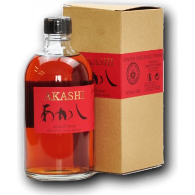 Akashi Red Wine Cask 5y 50% 0,5 l (karton) – Hledejceny.cz