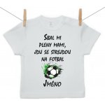 Boodyy Tričko s krátkým rukávem Sbal mi pleny mami, jdu se strejdou na fotbal – Hledejceny.cz