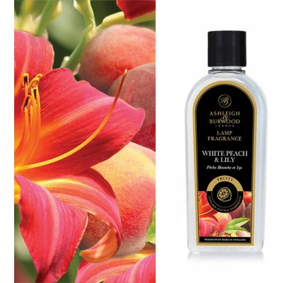 Ashleigh & Burwood Náplň do katalytické lampy White Peach & Lily 500 ml – Zboží Dáma