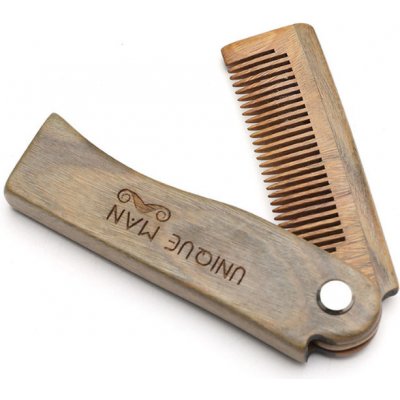 Unique Man GM002 skládací hřeben na vousy – Zboží Dáma