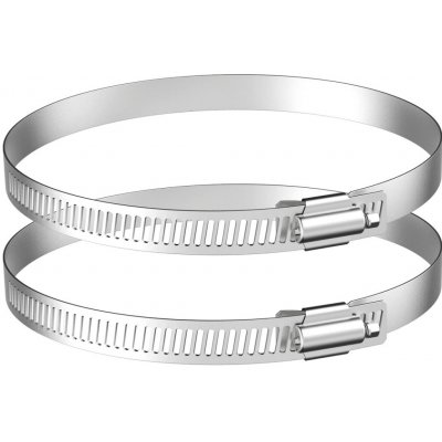 2 kusy Hadicové spony 125 mm, HG Power Nerezová Hadicová spona Nastavitelný průměr 118-140 mm pro – Hledejceny.cz
