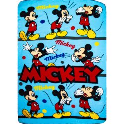 SUN CITY Fleecová deka Mickey Mouse Disney