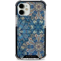 Mobiwear MagSafe Elite Bumper Apple iPhone 12 Mini - D015D Modré mandala květy