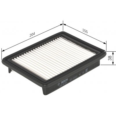 Vzduchový filtr BOSCH F 026 400 584 (F026400584) – Hledejceny.cz