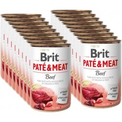 Brit Paté & Meat Dog Beef 24 x 400 g