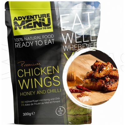 Adventure Menu Kuřecí křídla na medu a chilli 300 g – Zboží Dáma Adventure Menu Kuřecí křídla na medu a chilli 300 g – Zboží Dáma